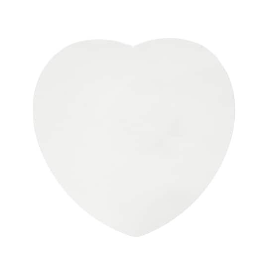 Michaels, 10" x 10" White Heart Cotton Duck Canvas by Craft Smart™ – Category: Stretched Canvas